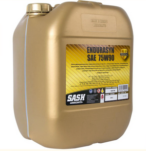 Олива трансм.синт.SASH ENDURASYN SAE 75W90 API:GL4/5.MAN 3343.MB 235.8 20л 100726 фото