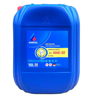 Олива моторна AMINOL Premium PMD2 10W40 API:CI-4/CH-4/CF-4/CF/SL ACEA:E7 MB-228.3 MAN M3275-1 Volvo VDS-3 RLD-2 20л AM148797 фото